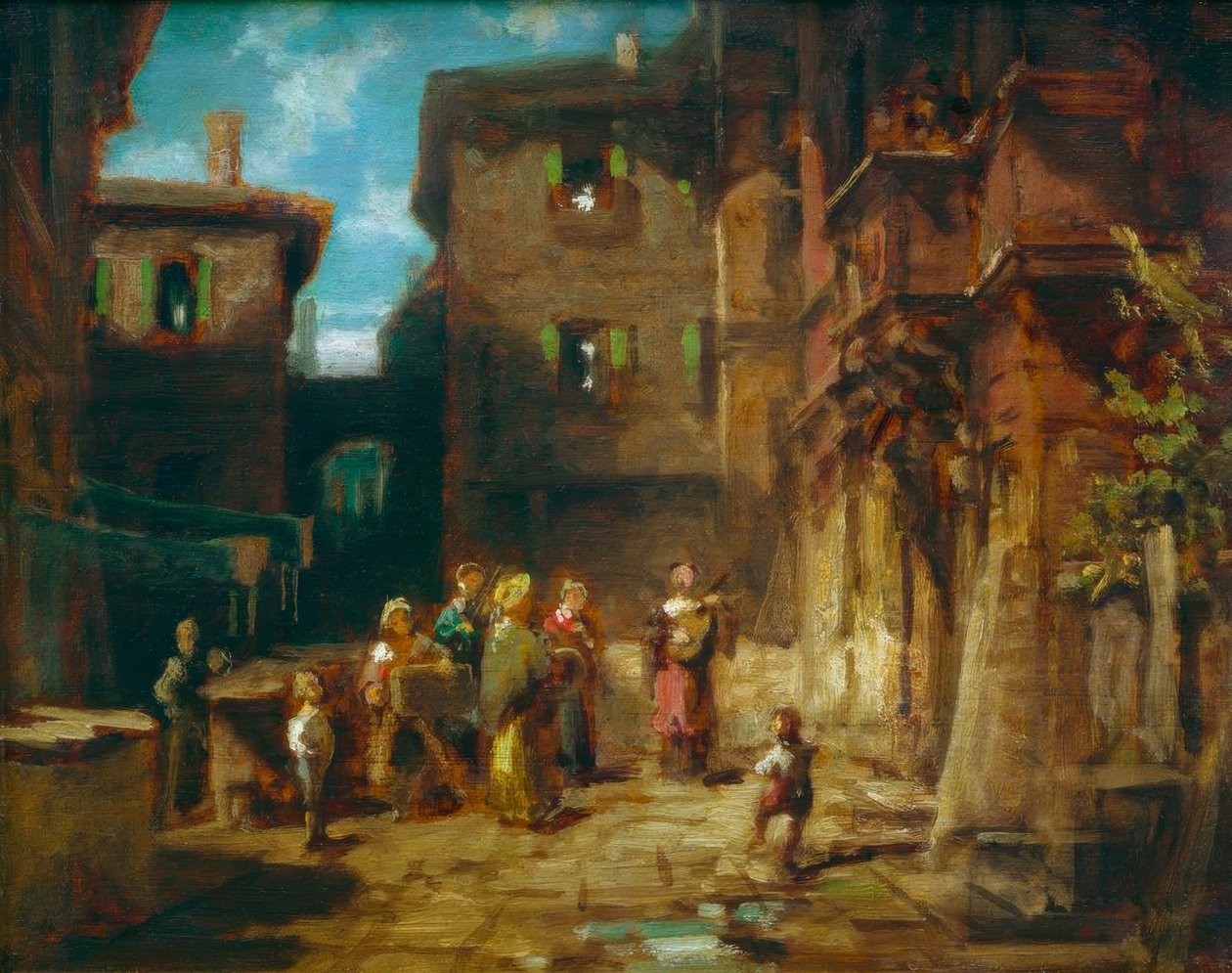Musicisti di strada da Carl Spitzweg