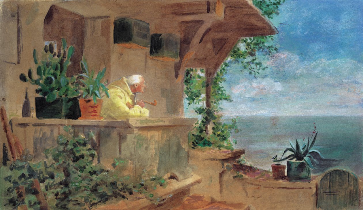 Il vedetta da Carl Spitzweg