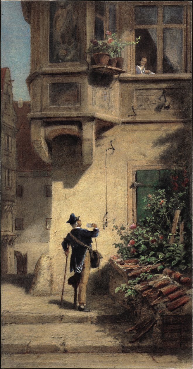 Il postino da Carl Spitzweg