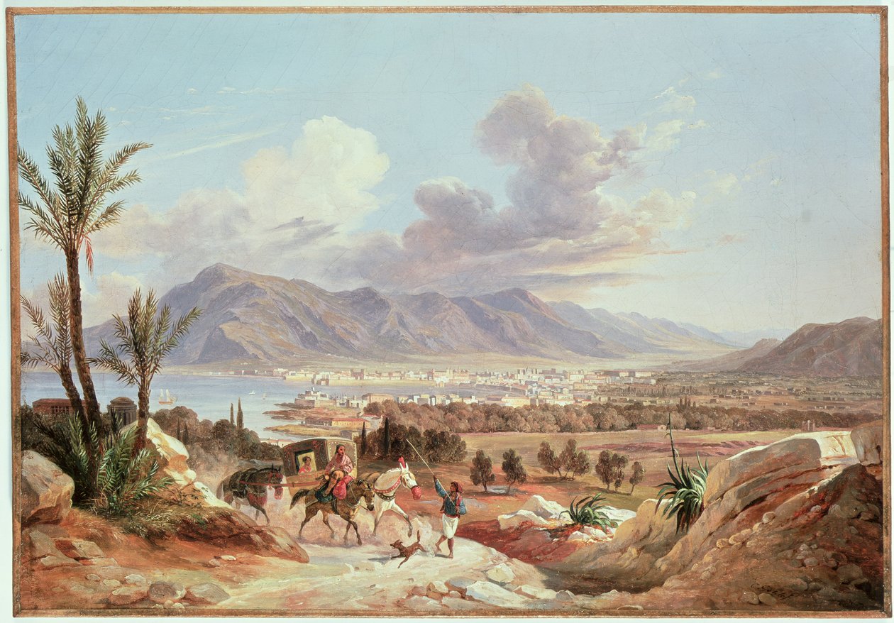 Palermo di Belmonte, c.1831 da Carl Wilhelm Goetzloff