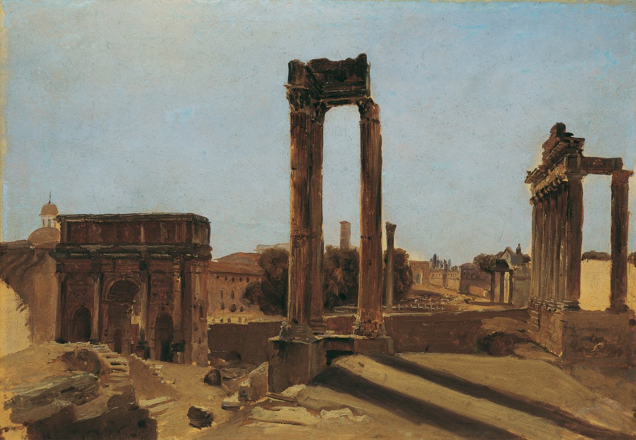 Il Foro Romano da Carl Blechen