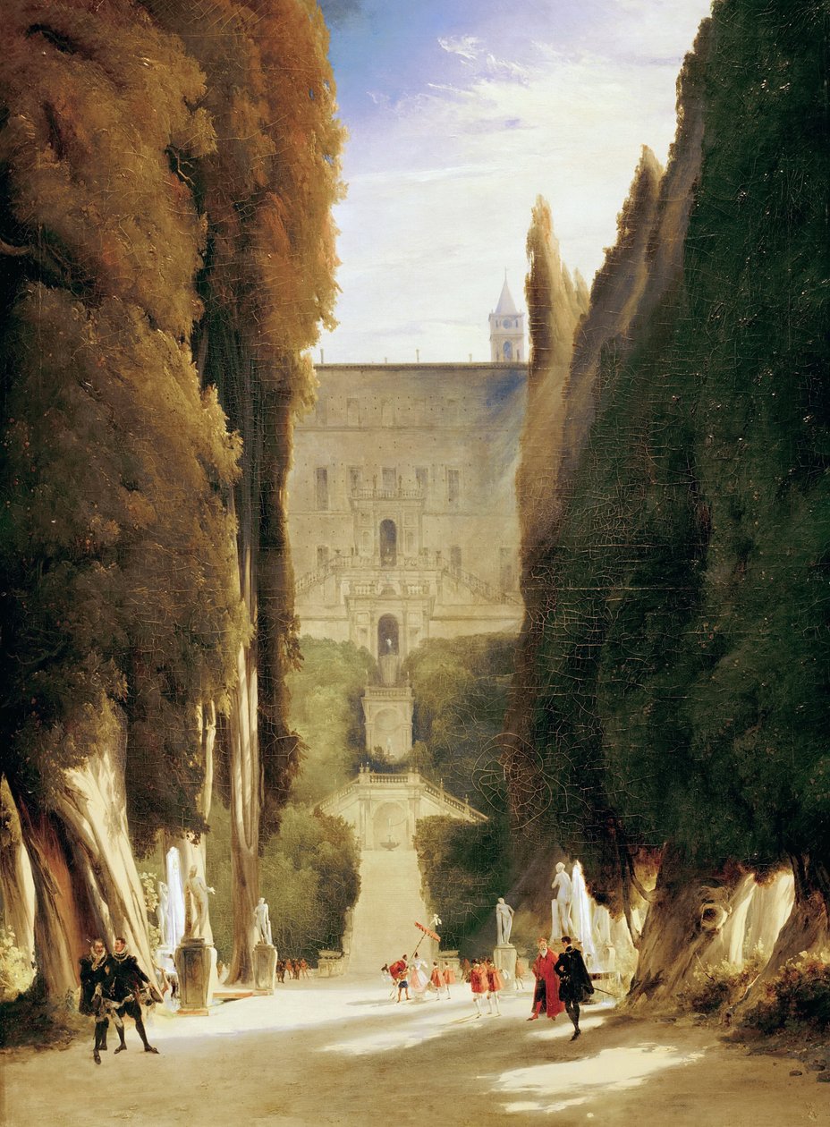 Nel parco della Villa d
