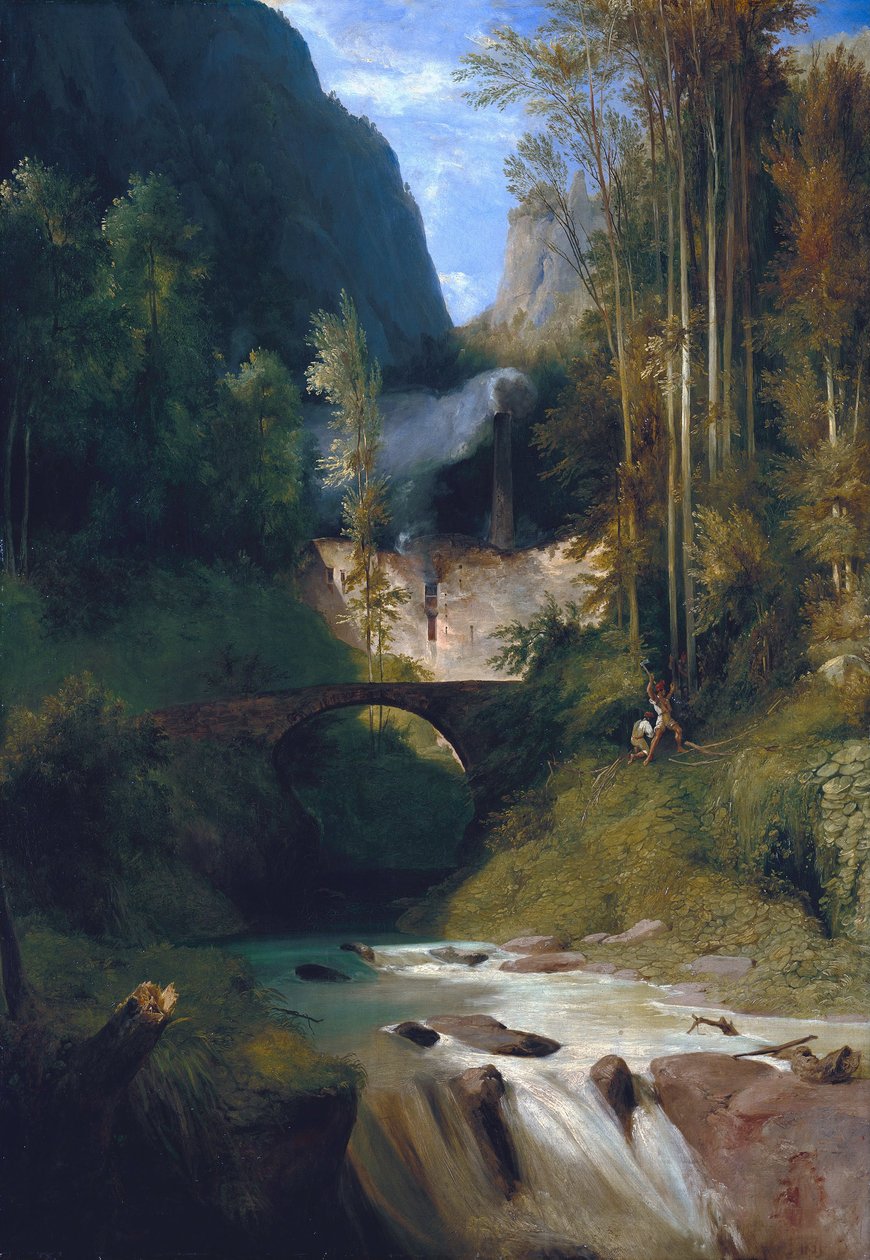 Gola presso Amalfi da Carl Blechen