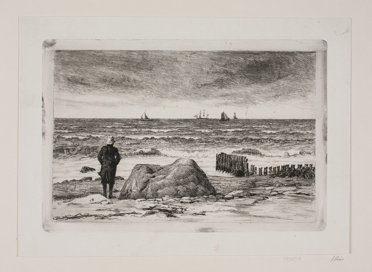 Tempo ventoso. Scena marina da Carl Bloch