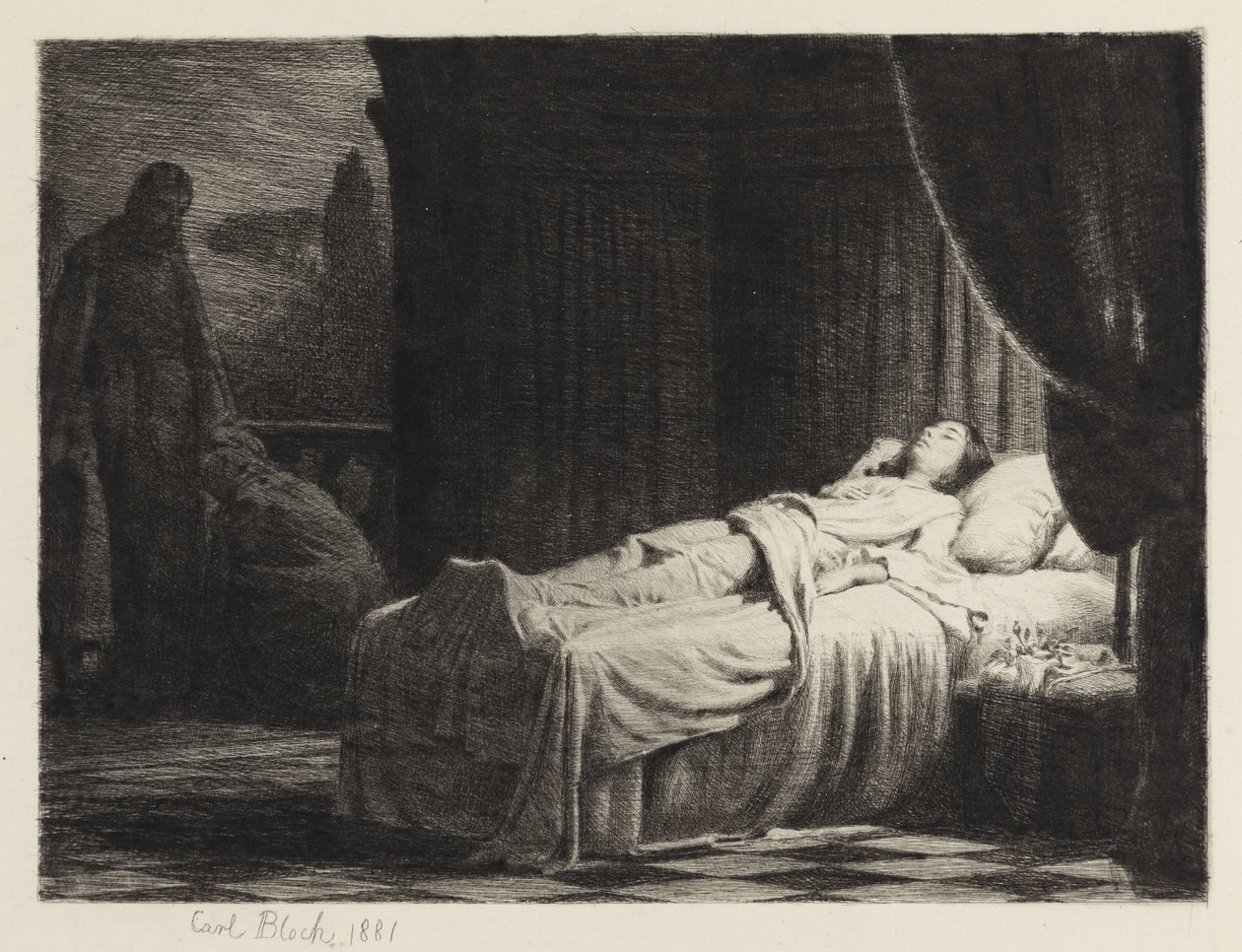 La figlia di Jairi da Carl Bloch