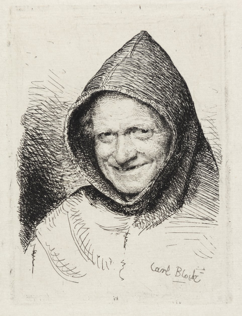 Monaco sorridente da Carl Bloch