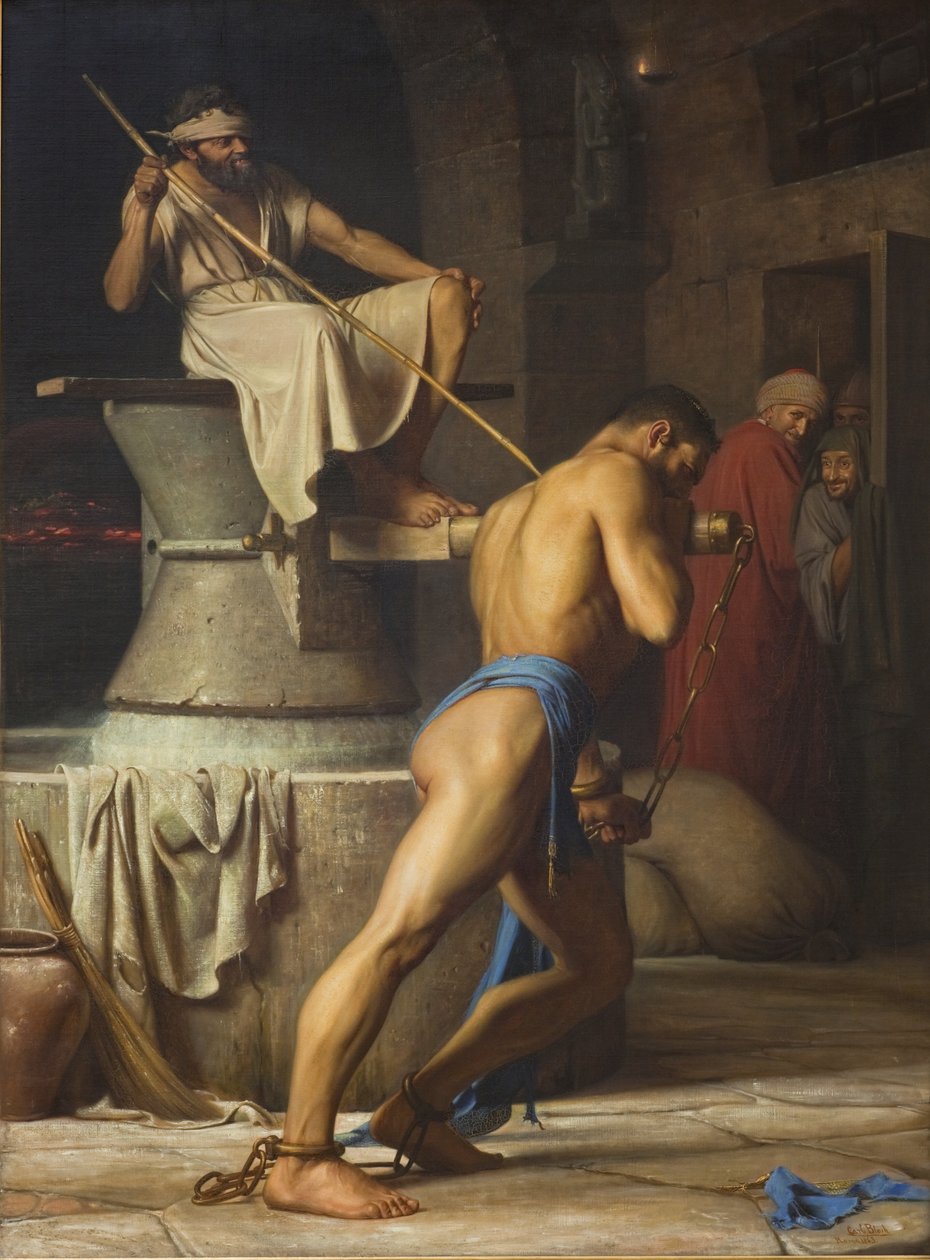 Sansone e i Filistei da Carl Bloch