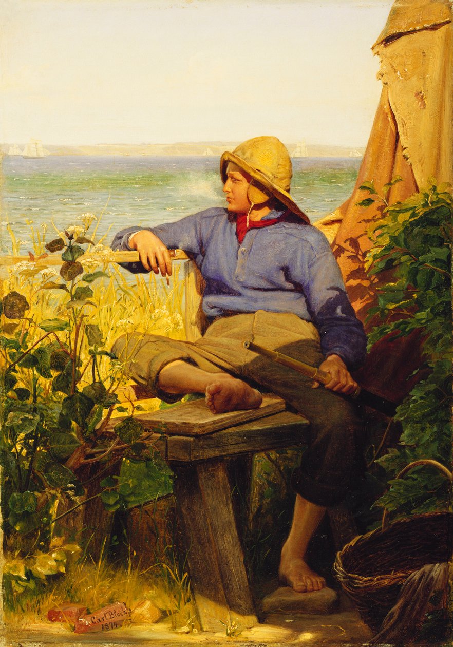 Il Marinaio, 1874 da Carl Bloch