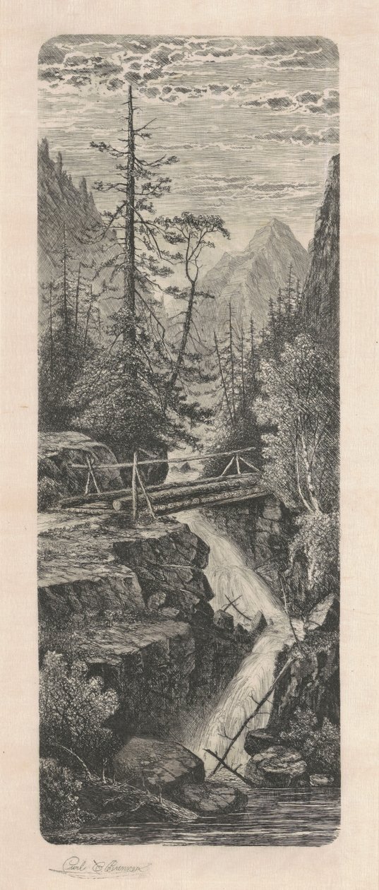 Cascata, Montagne Rocciose da Carl C. Brenner