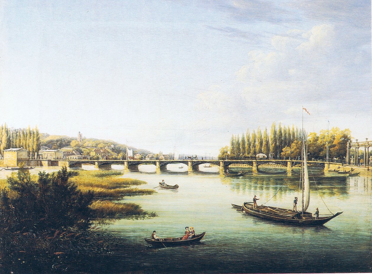 il lungo ponte di Potsdam da Carl Daniel Freydanck