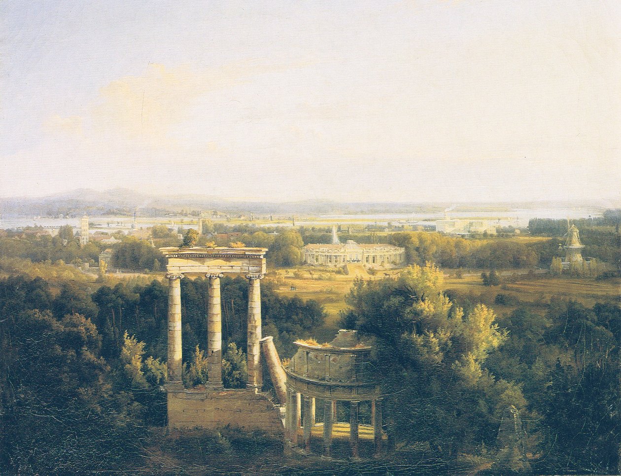 vista da Ruinenberg a Sansouci da Carl Daniel Freydanck