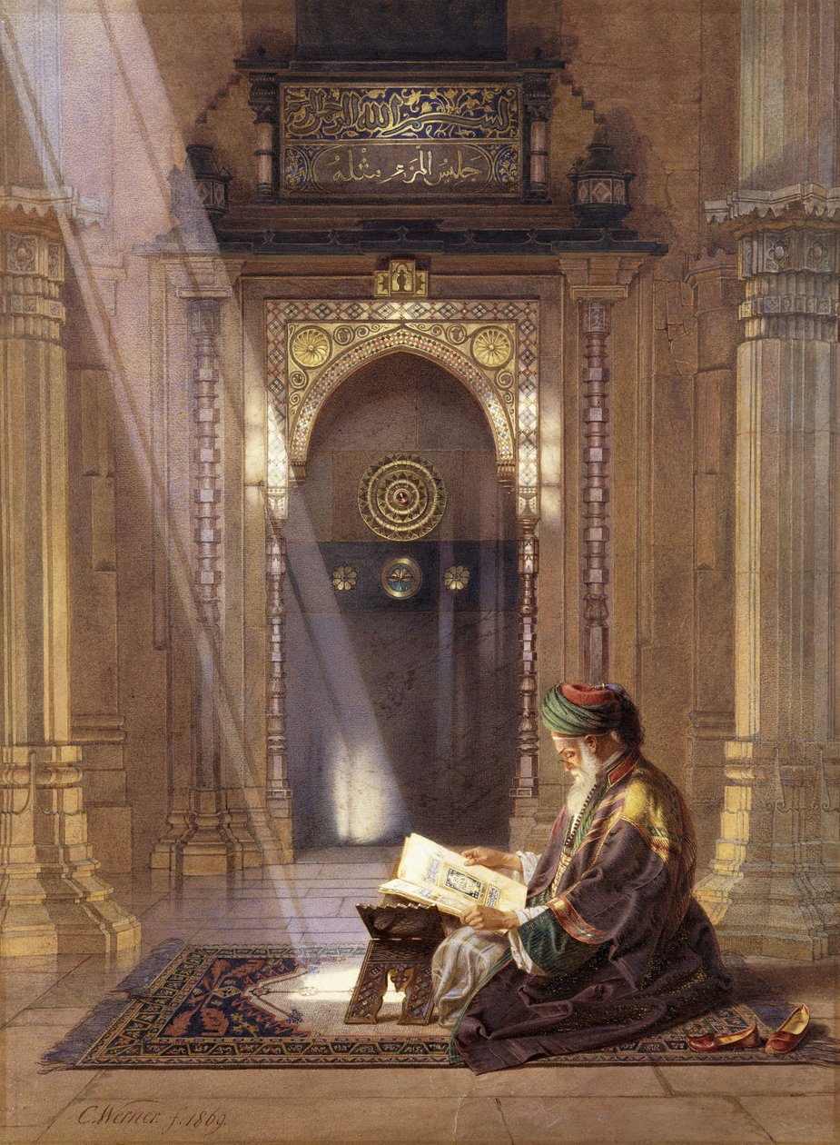 Nella moschea da Carl Friedrich Heinrich Werner