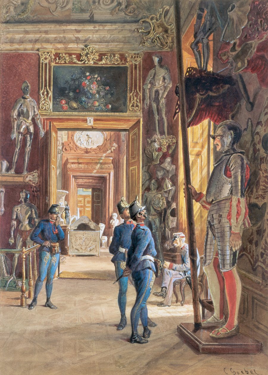 Ingresso alla I. armeria da Carl Goebel d. J.