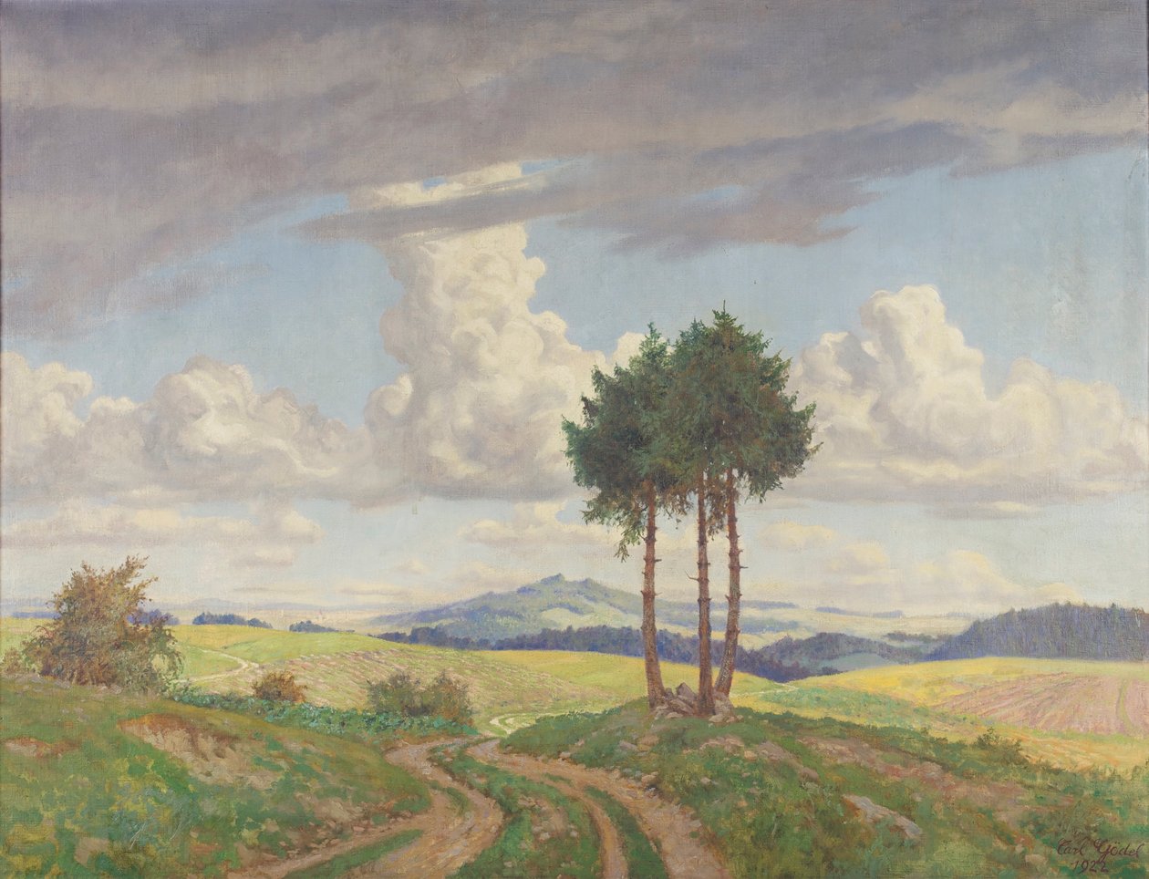 Strada di campagna da Carl Gödel