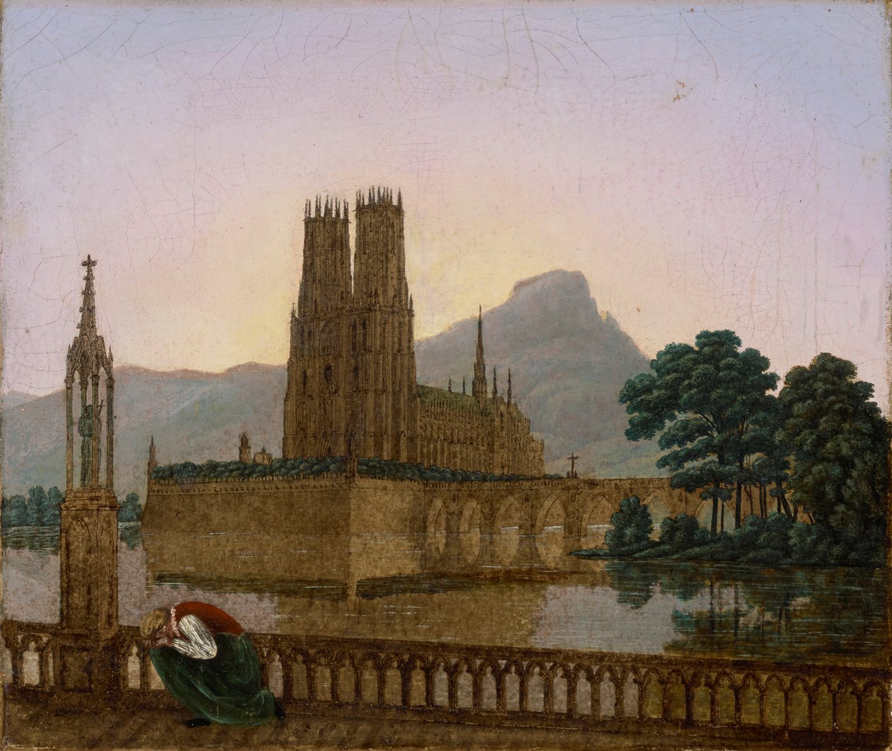 Cattedrale gotica da Carl Gustav Carus