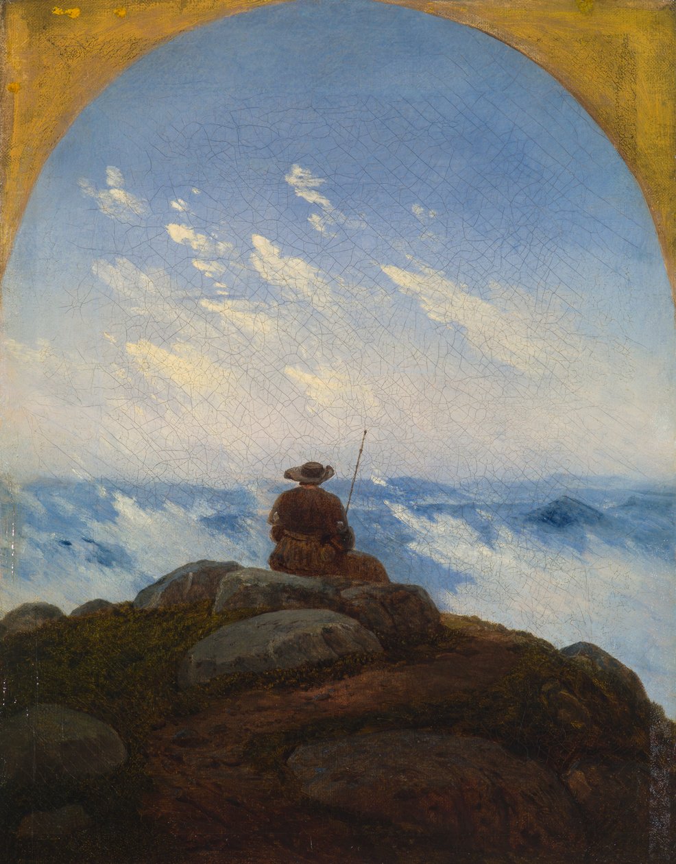 Viandante sulla Cima della Montagna da Carl Gustav Carus