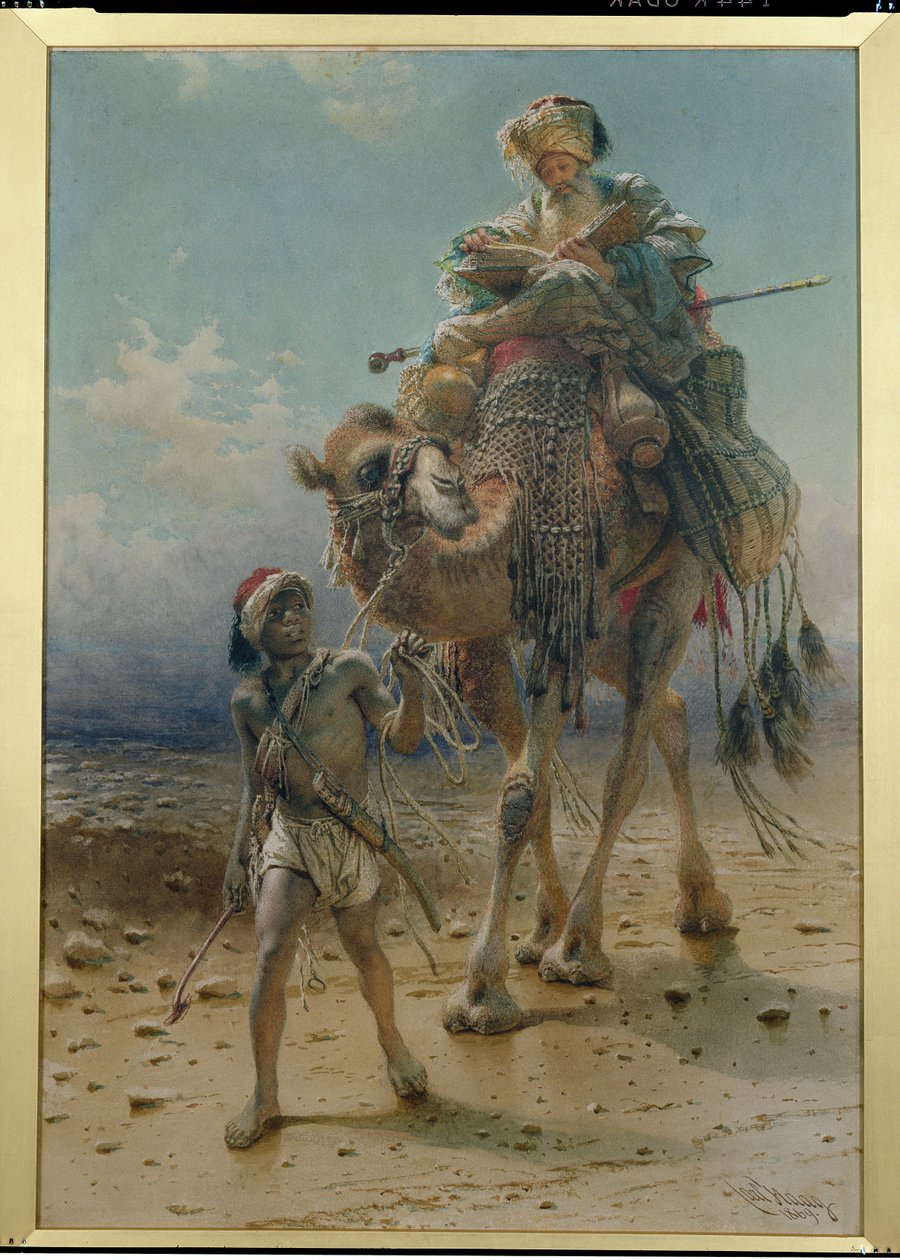 Attraversando il deserto, 1869 da Carl Haag