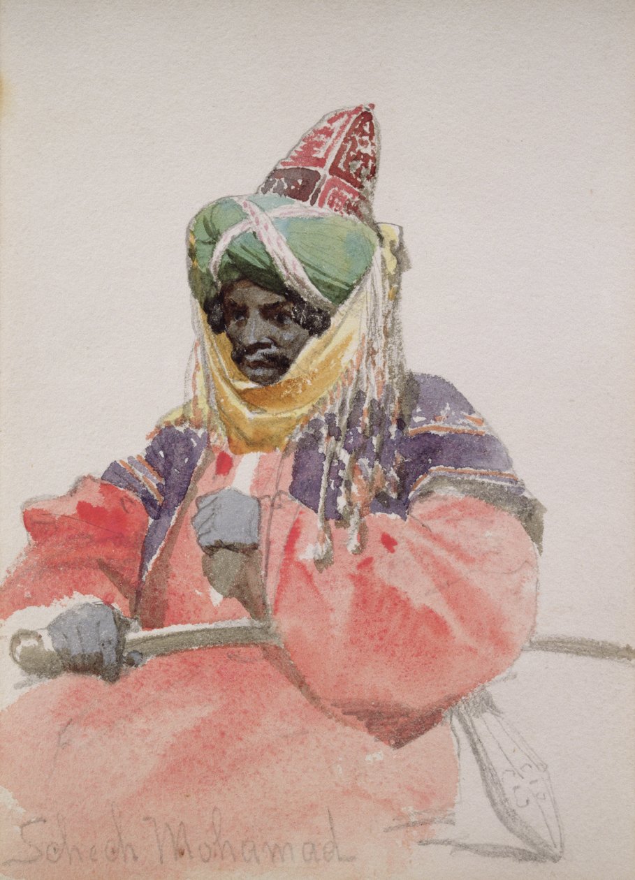 Ritratto di un arabo da Carl Haag