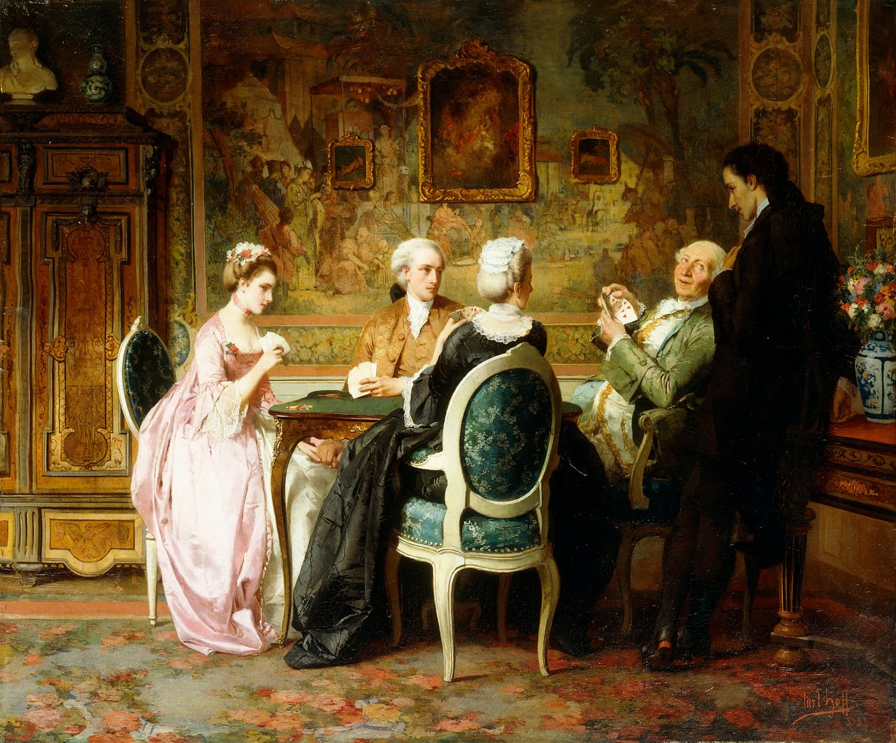 Il gioco delle carte da Carl Heinrich Hoff