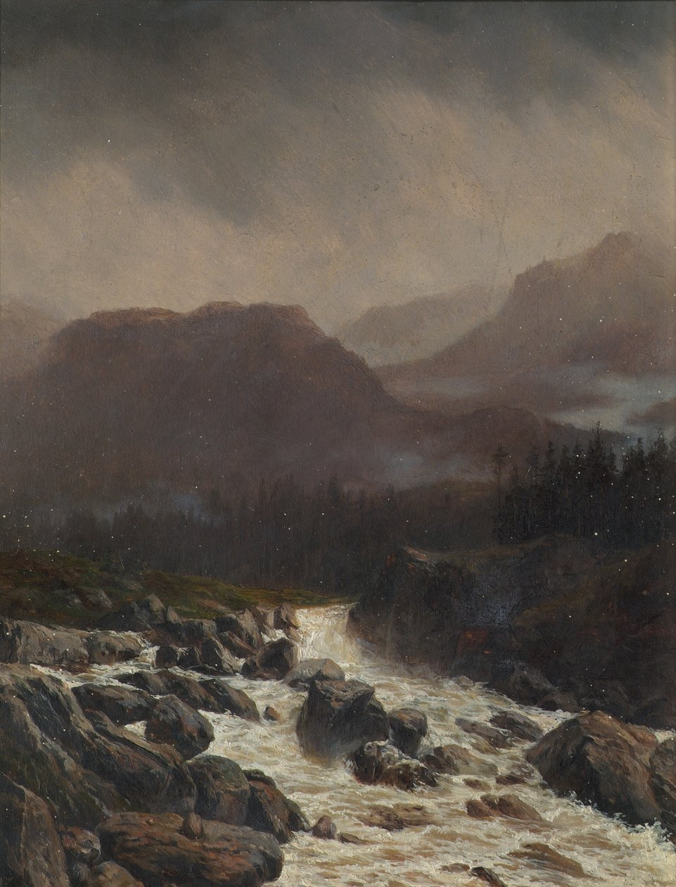 Paesaggio piovoso da Carl Höflmayr