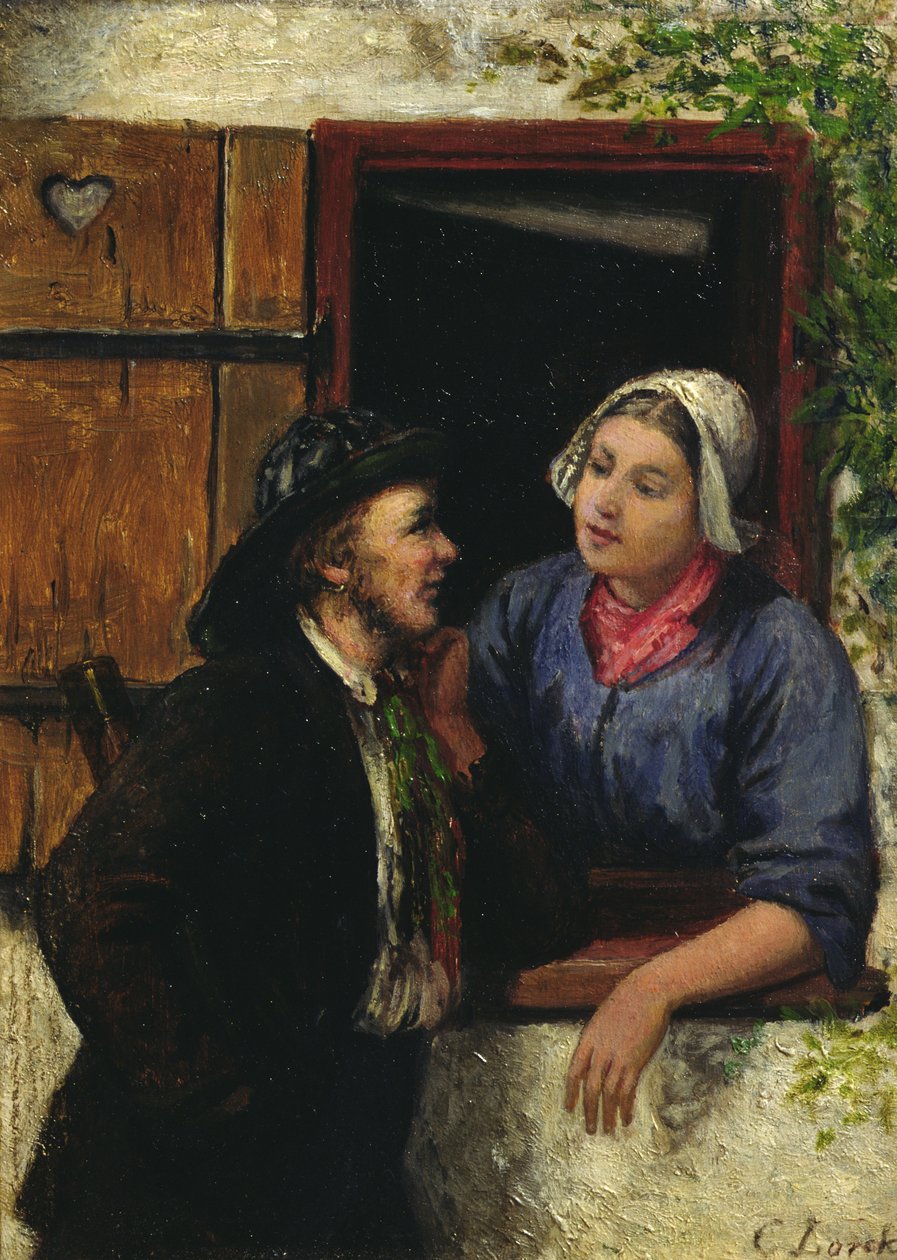 Il pilota e sua moglie da Carl Julius Lorck