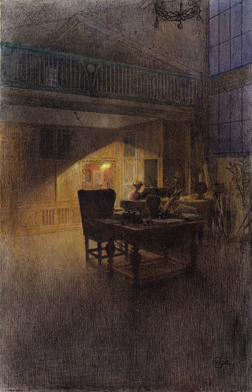 Al pianoforte da Carl Larsson
