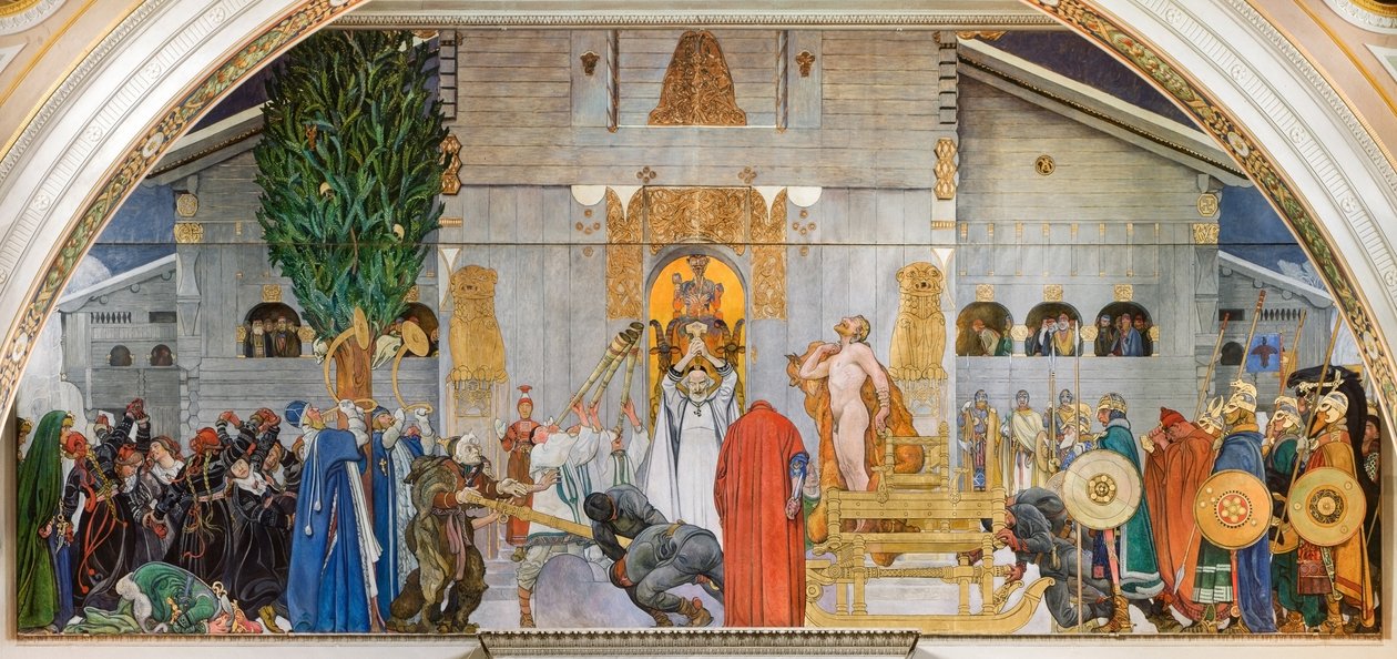 Macchia di metà inverno da Carl Larsson