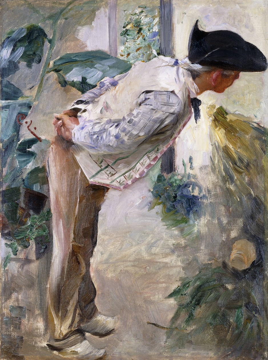 Il giardiniere da Carl Larsson