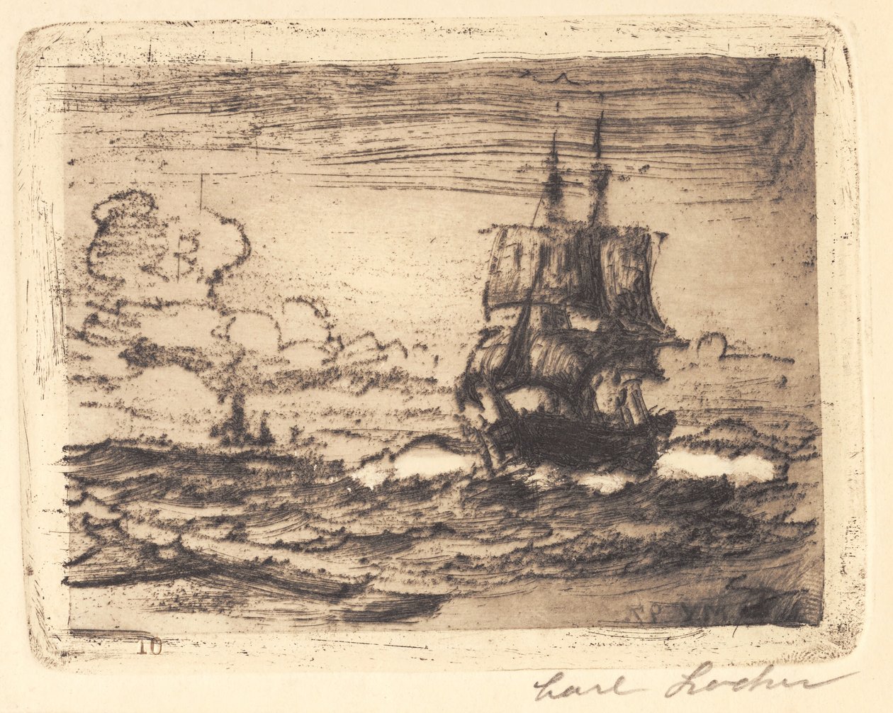 Nel Mare del Nord da Carl Locher