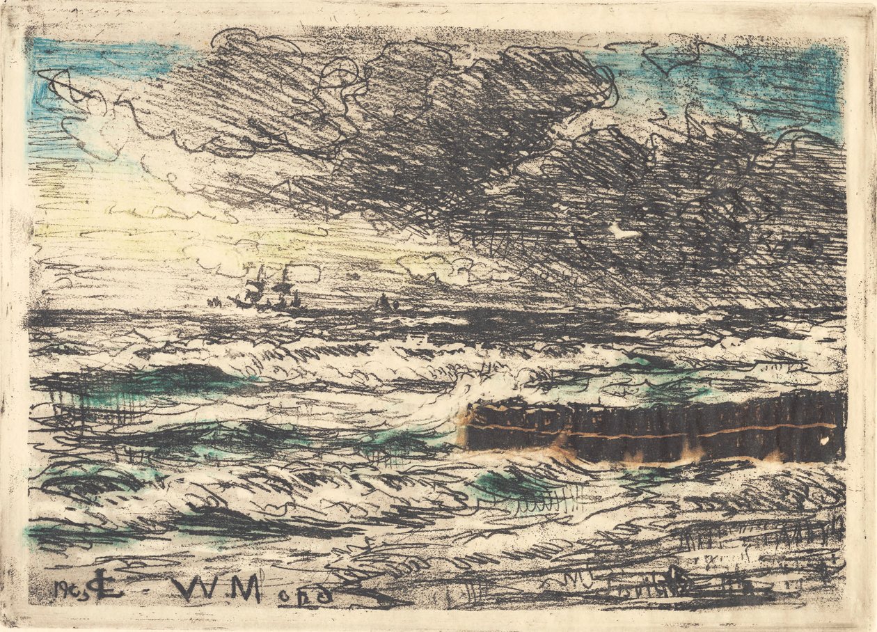 Tempesta a Tisvilde da Carl Locher