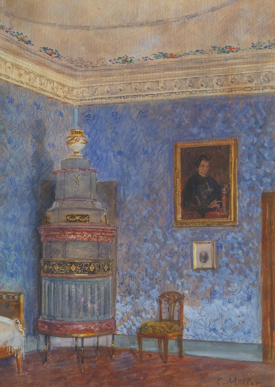 Interni blu da Carl Max Müller