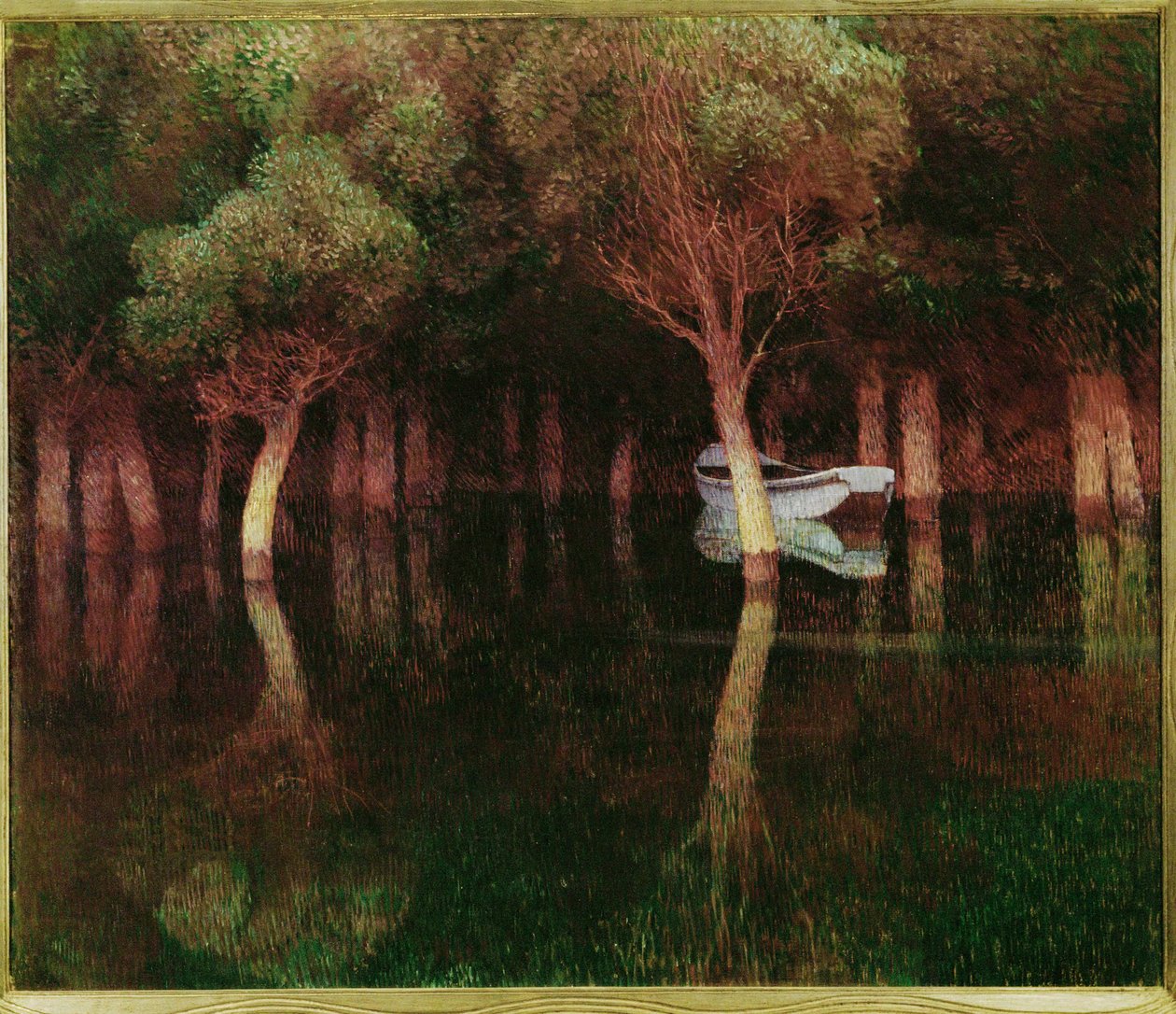 Daemmerung - Crepuscolo ... (pittura su tela) da Carl Moll
