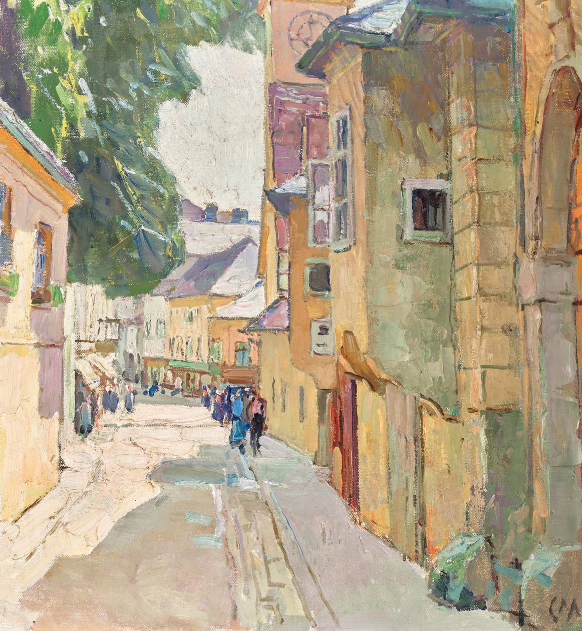 La strada Dr. Seipel a Mödling da Carl Moll