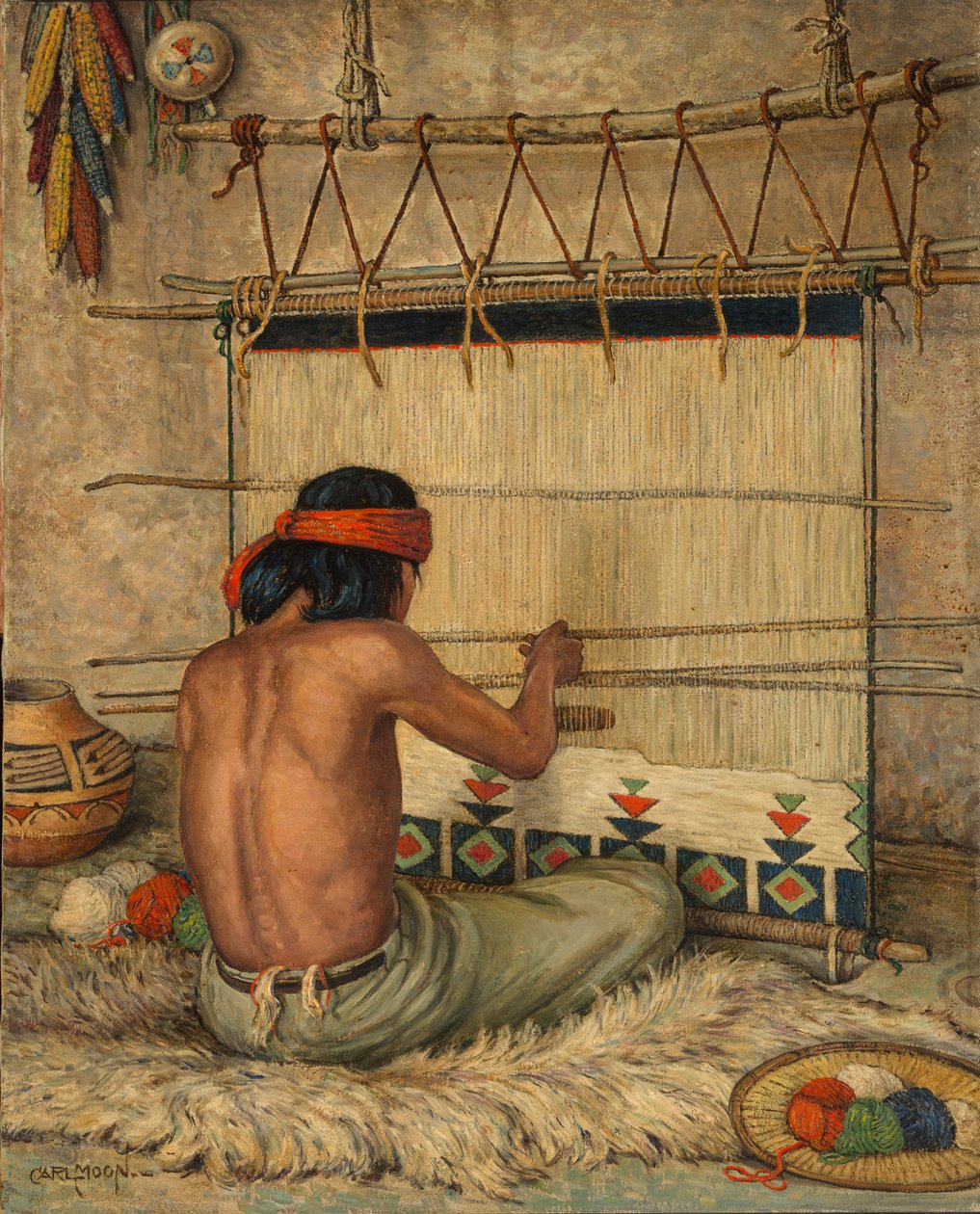 Tessitore Hopi da Carl Moon
