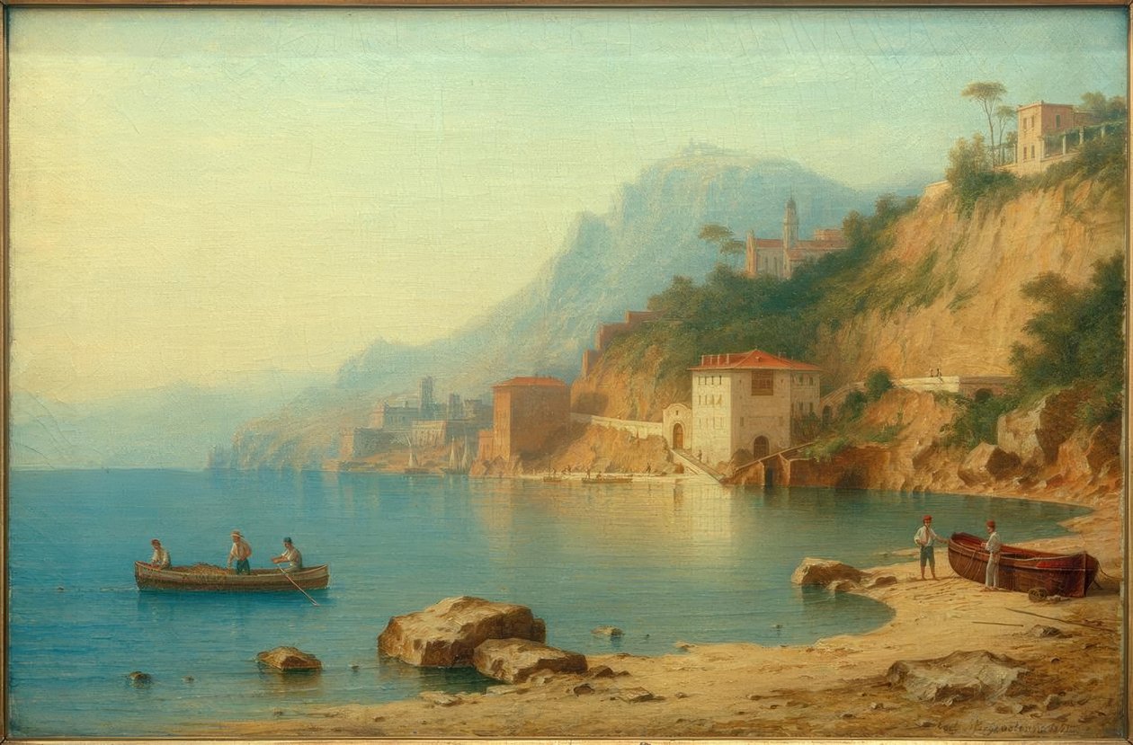 C.Morgenstern, La baia di Villafranca da Carl Morgenstern