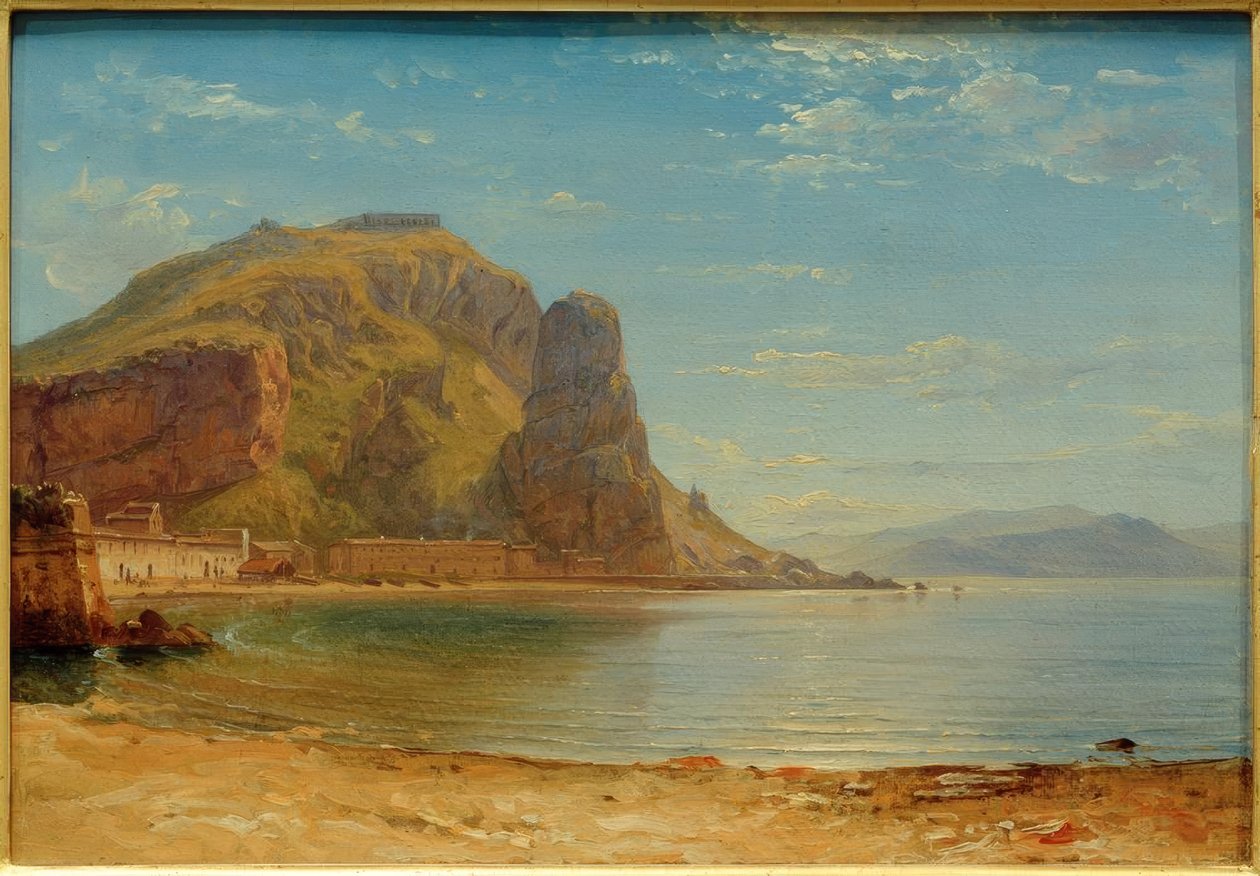 Terracina con la roccia del pesce da Carl Morgenstern