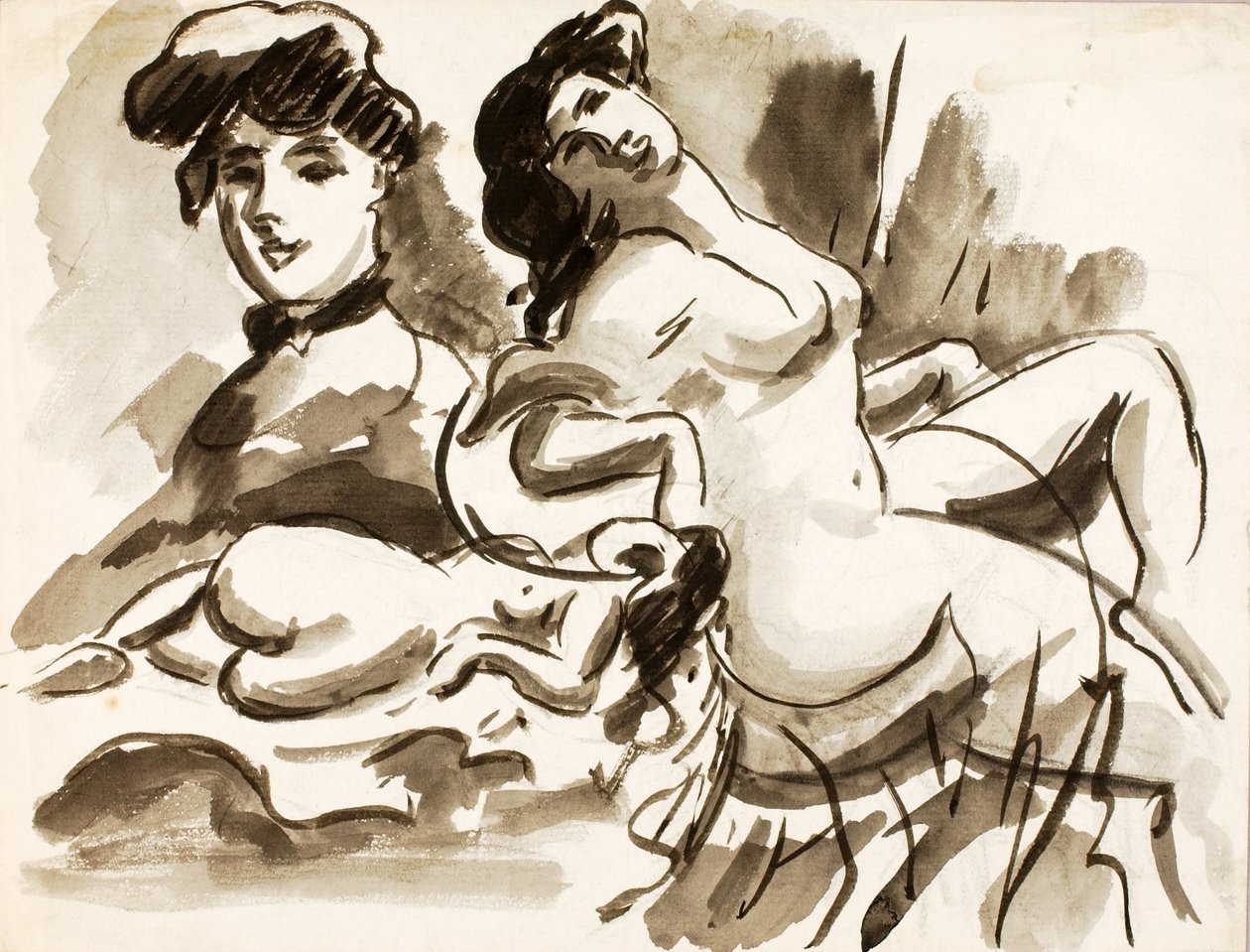 Composizione di tre donne da Carl Newman