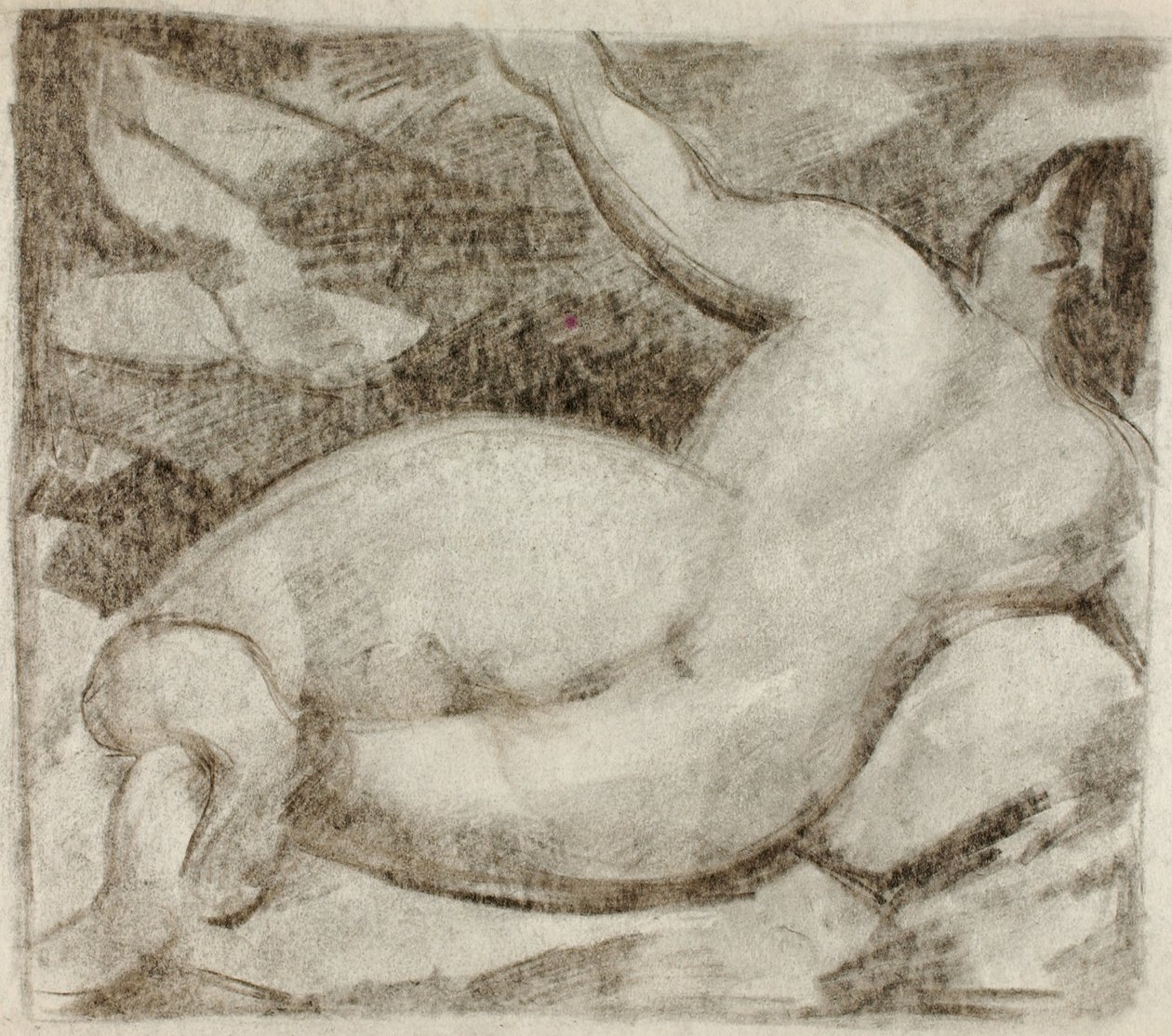 Nudo femminile, sdraiato da Carl Newman