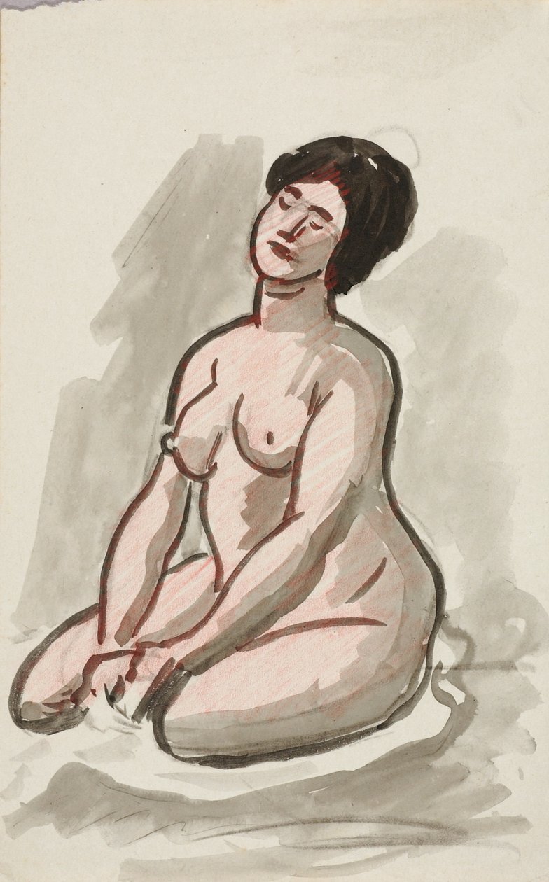 Nudo femminile, seduto da Carl Newman