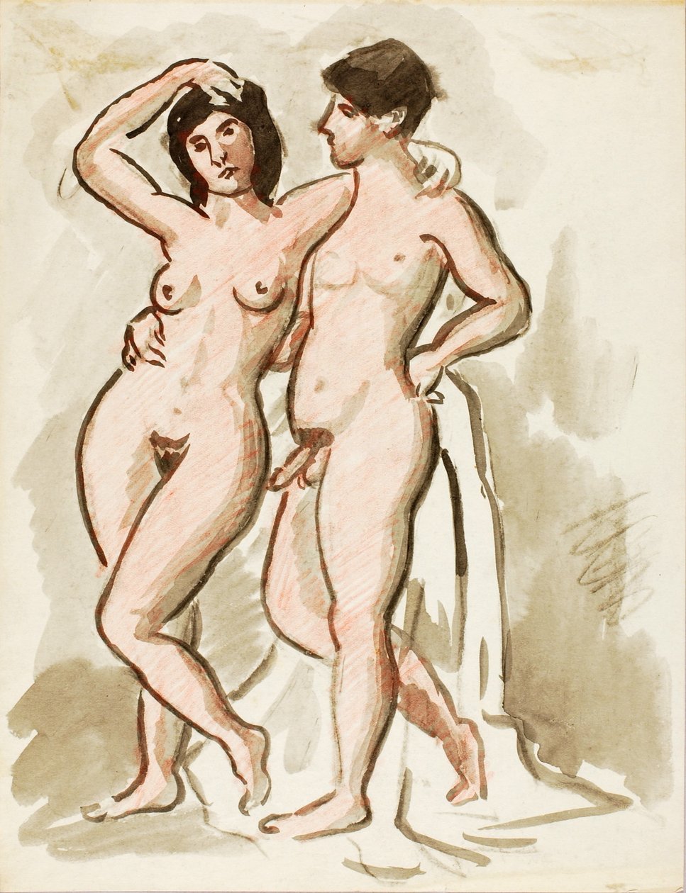 Nudo maschile e femminile da Carl Newman