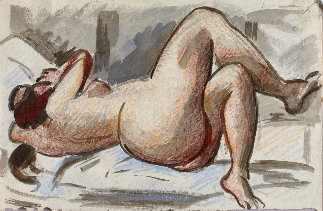 Nudo femminile reclinato da Carl Newman