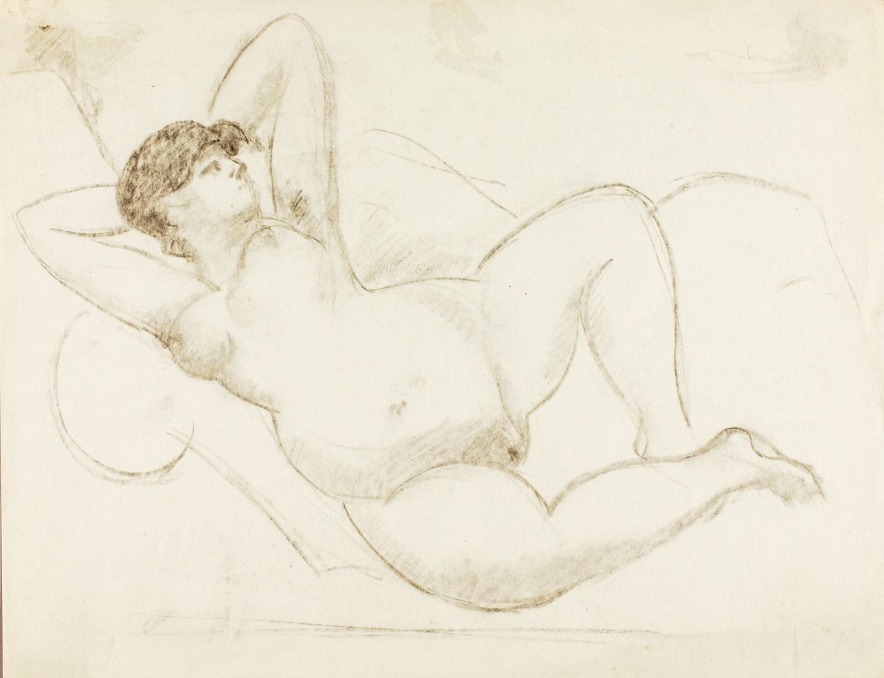 Nudo femminile reclinato da Carl Newman