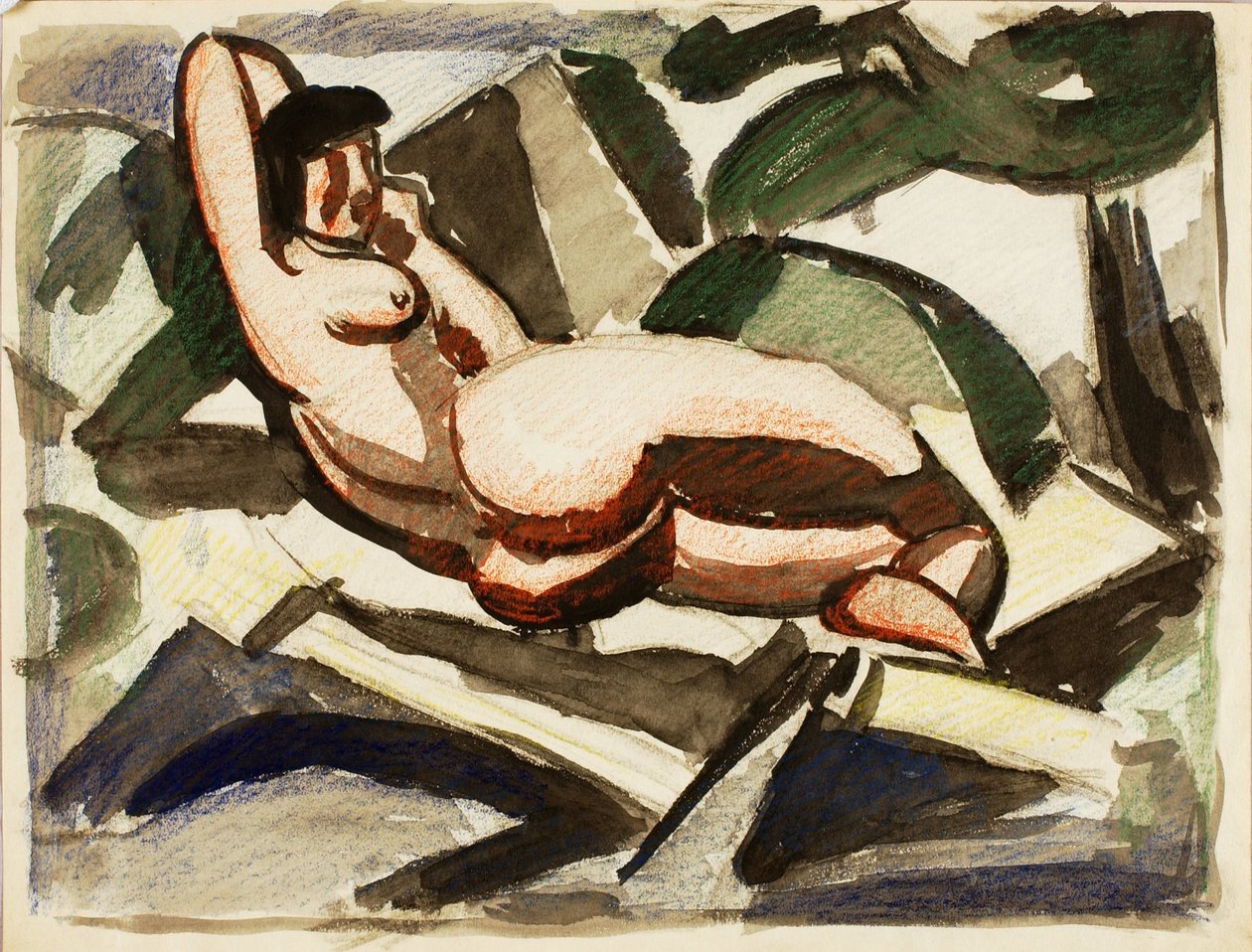 Donne nude reclinate da Carl Newman