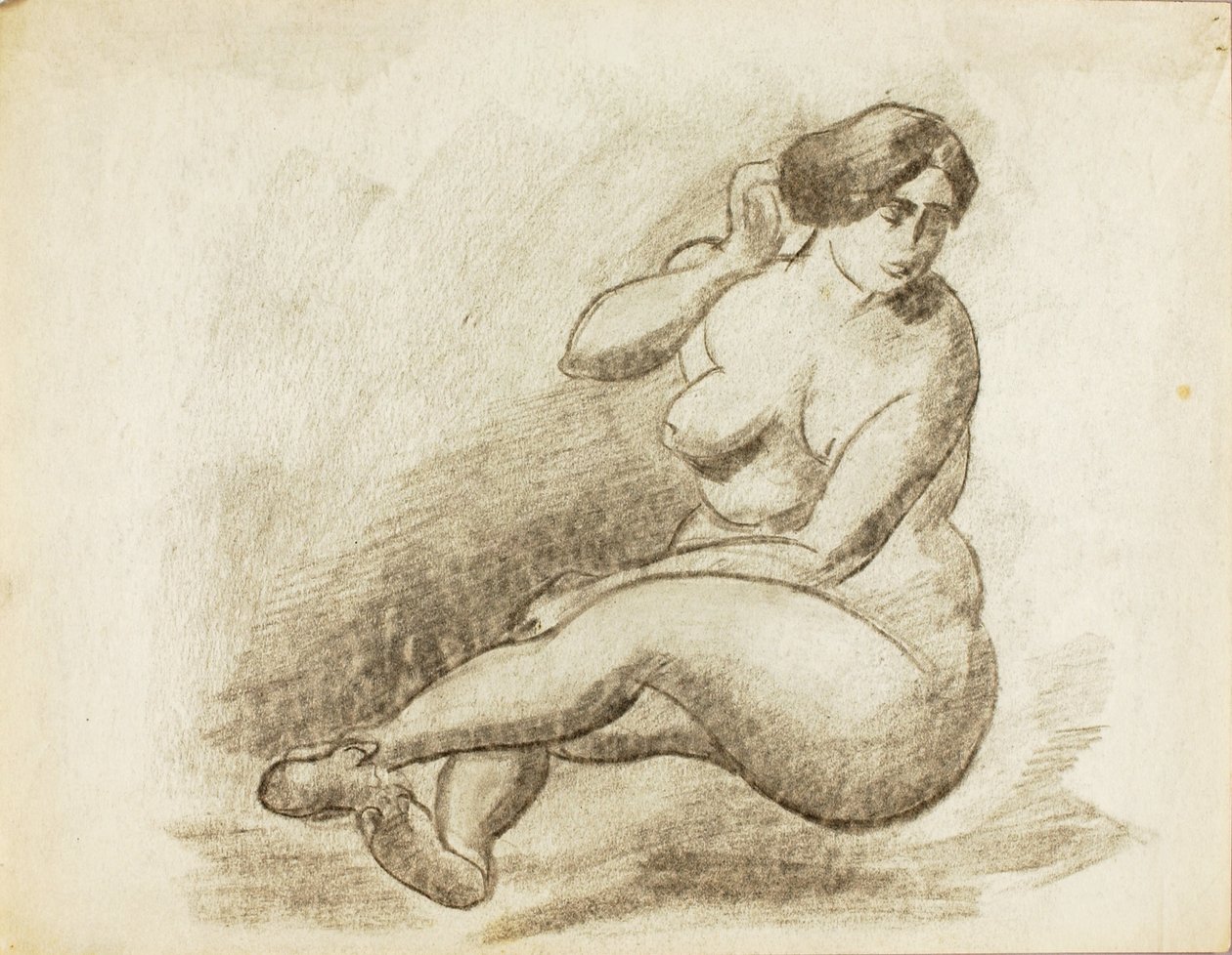 Nudi femminili seduti da Carl Newman