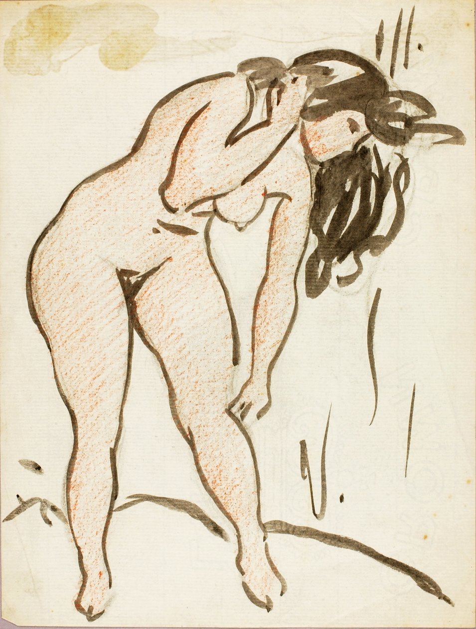 Nudo in piedi da Carl Newman