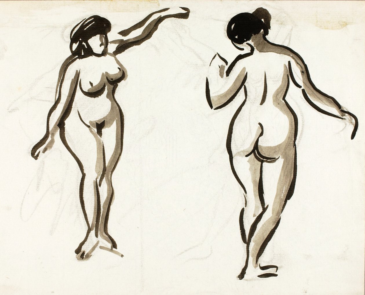 Due nudi femminili da Carl Newman
