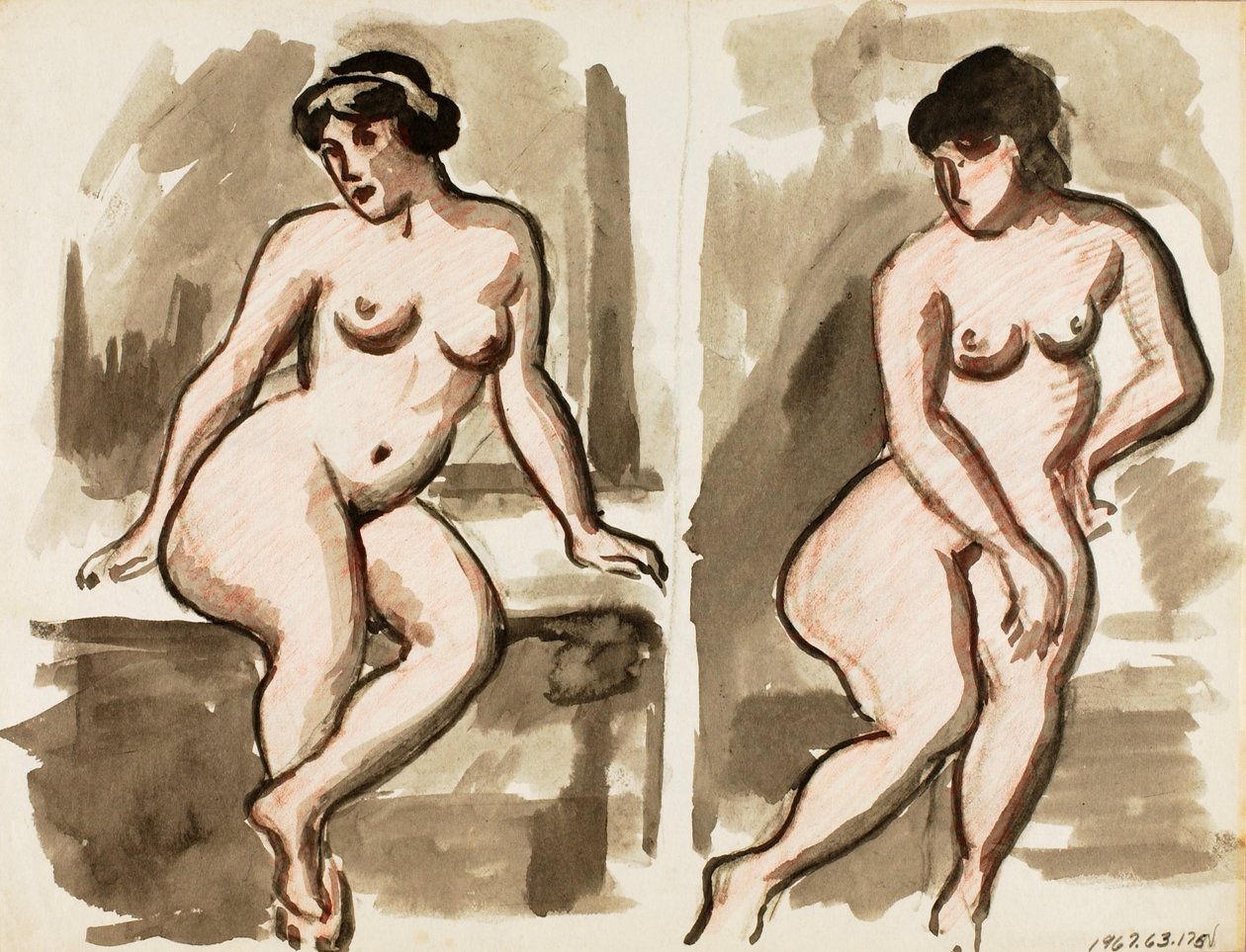Due nudi femminili da Carl Newman