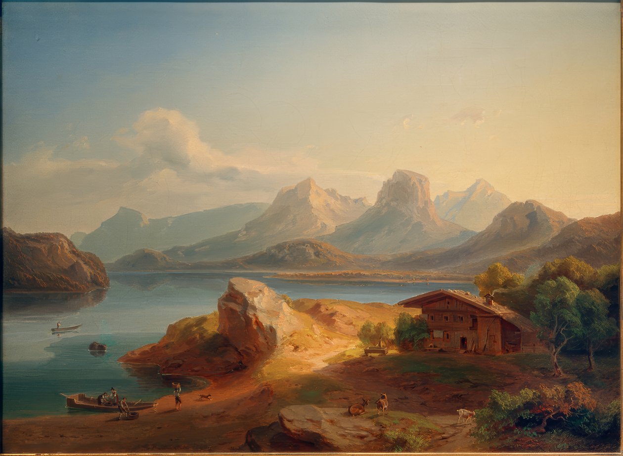 Il lago di Kochel da Carl Rottmann