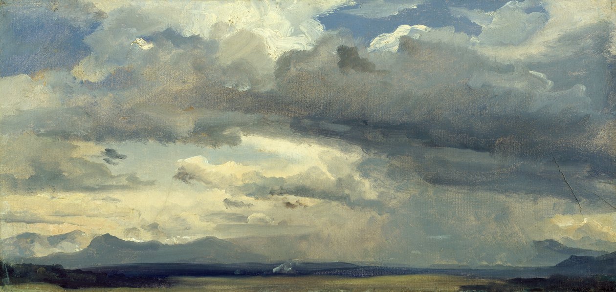 Paesaggio collinare presso Murnau da Carl Rottmann