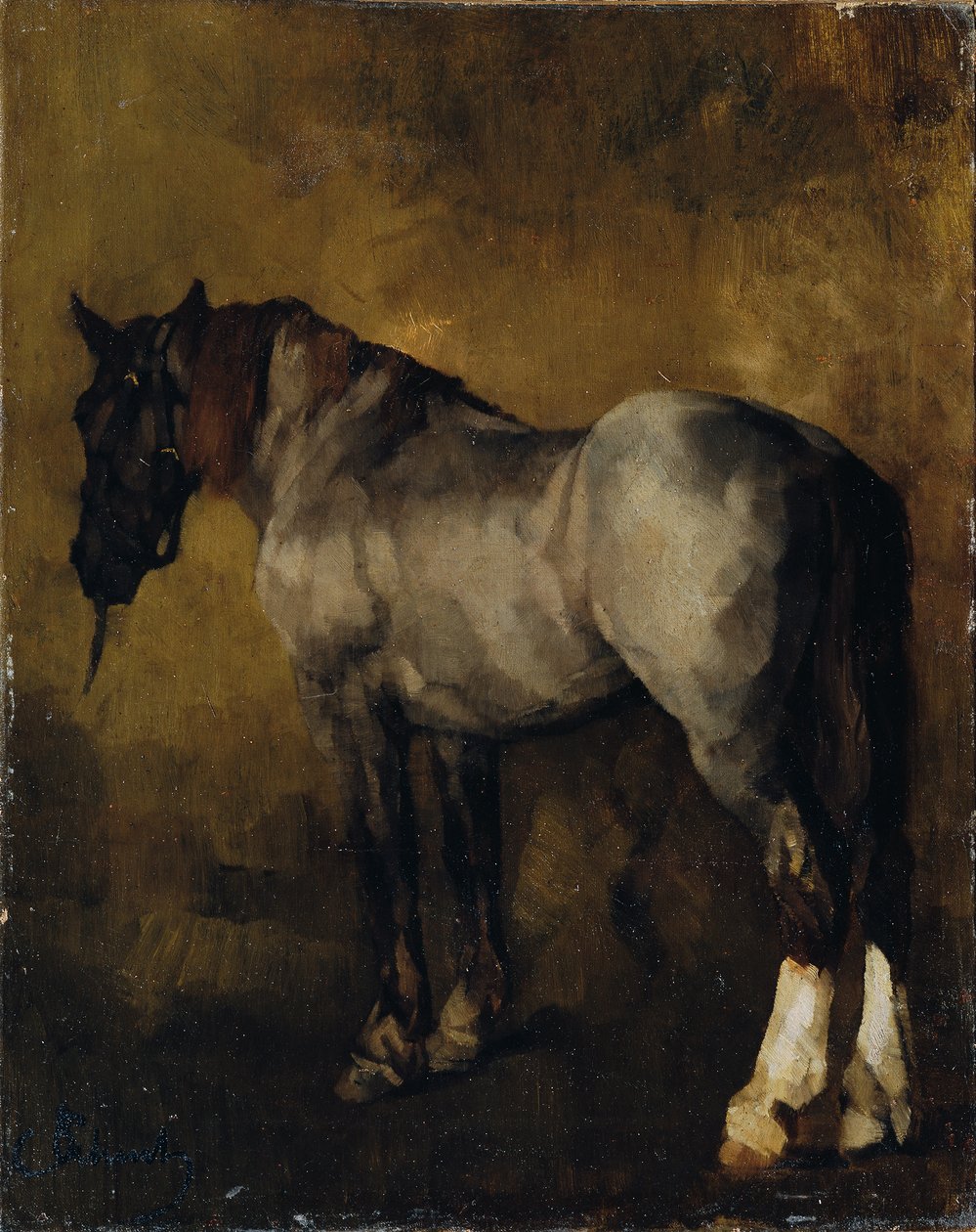 Studio di cavallo da Carl Schuch